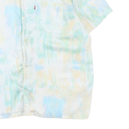 Mens Tie Dye Shirt Relaxed Short Sleeve