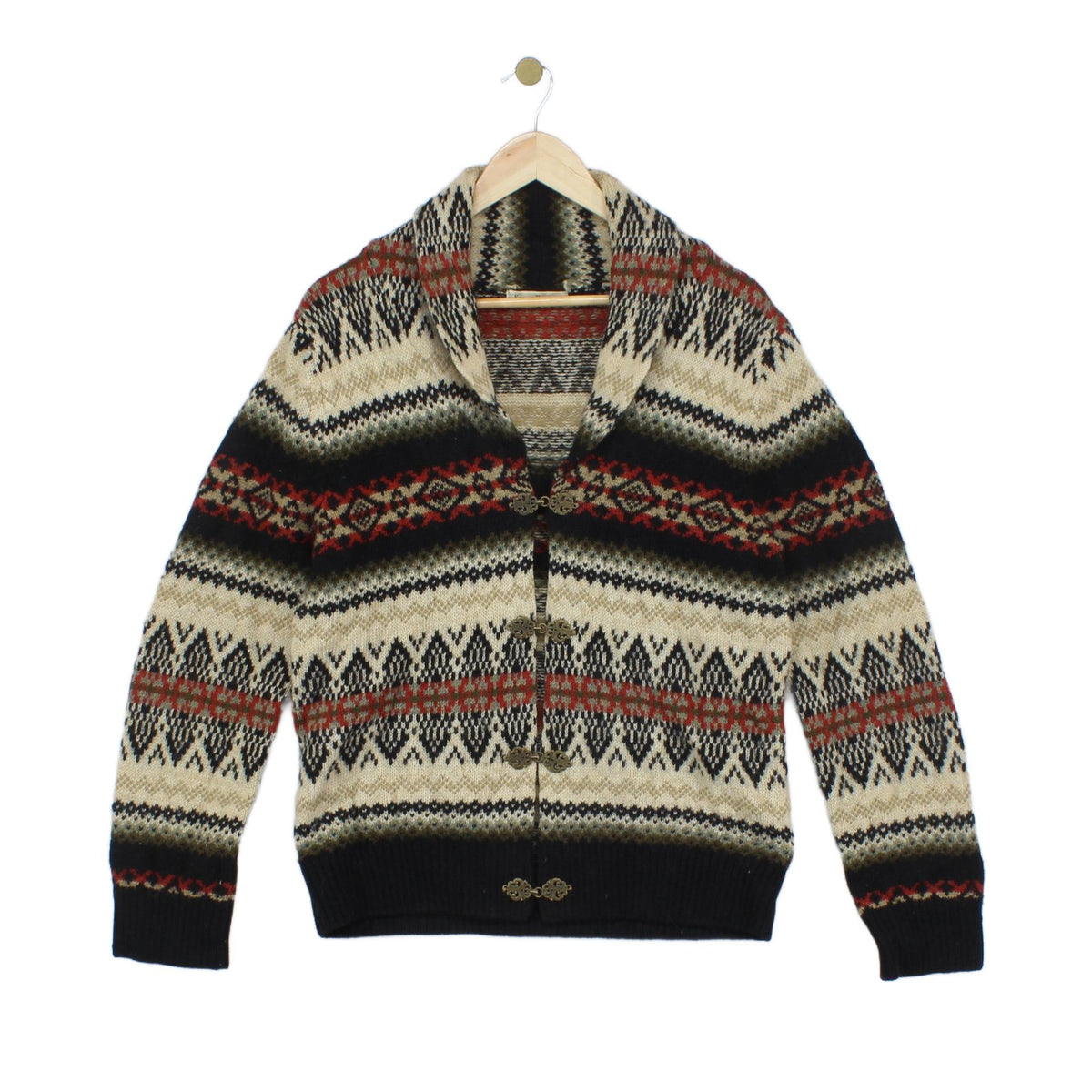 Womens Cardigan Nordic Patterned