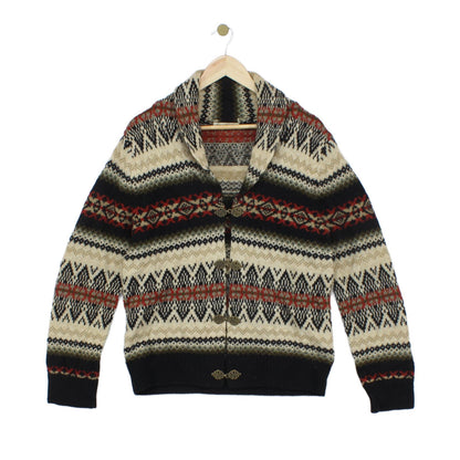 Womens Cardigan Nordic Patterned