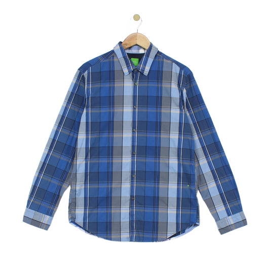 Mens Plaid Shirt Long Sleeve