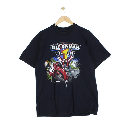 Mens Isle Of Man T-Shirt Graphic Racing