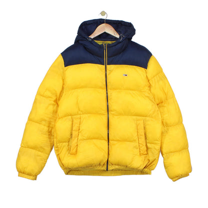 Mens Puffer Jacket Hooded Full Zip