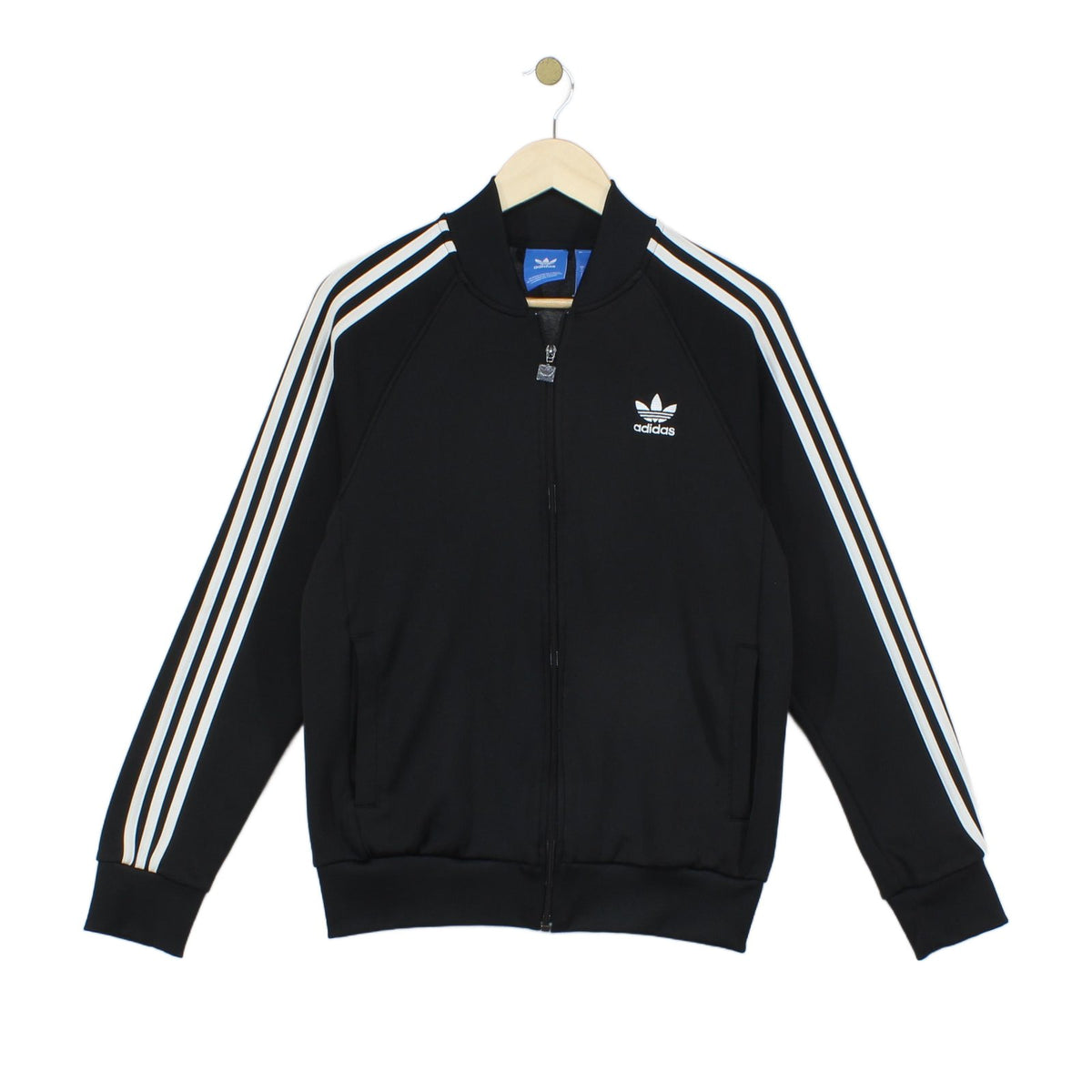 Mens Sst Track Jacket Three Stripes Full Zip