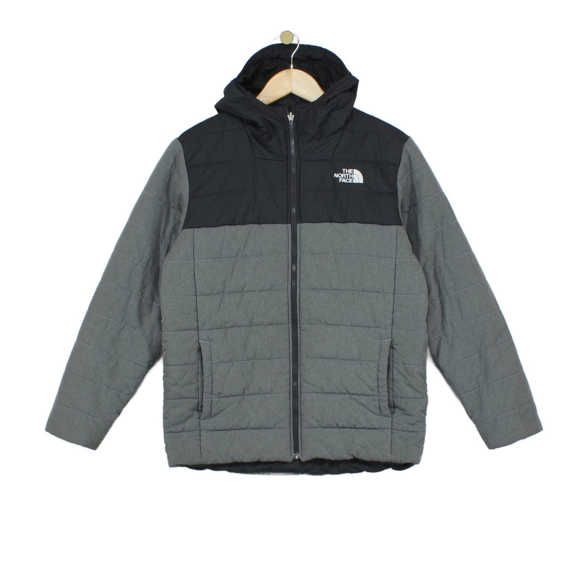 Boys Quilted Jacket Hooded Insulated
