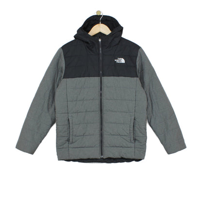 Boys Quilted Jacket Hooded Insulated