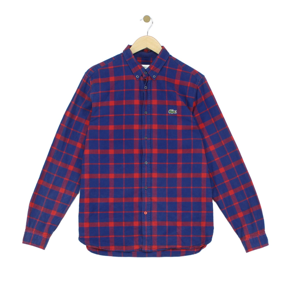 Mens Plaid Shirt Long Sleeve Button Up