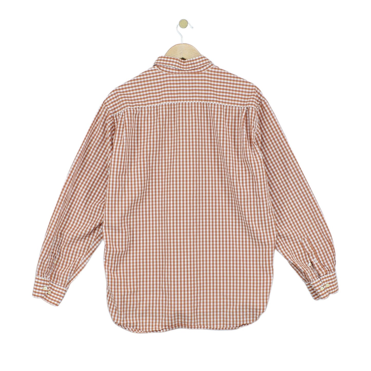 Mens Check Shirt Long Sleeve Button Up