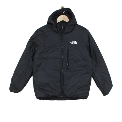 Boys Quilted Jacket Hooded Full Zip Reversible
