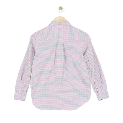 Boys Check Shirt Long Sleeve Classic