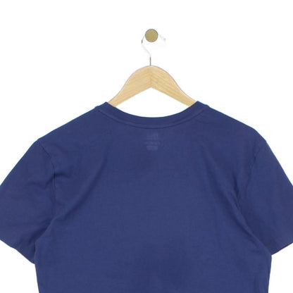 Mens Long T-Shirt Crew Neck Logo Skinny Fit