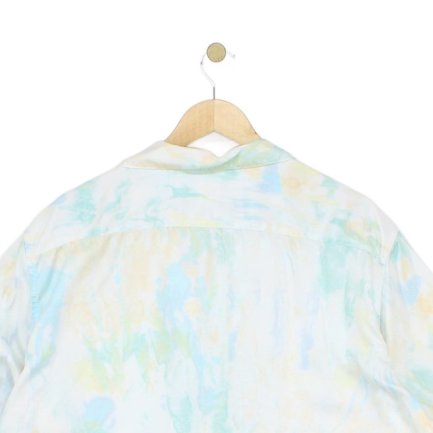 Mens Tie Dye Shirt Relaxed Short Sleeve