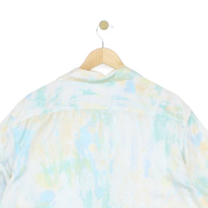 Mens Tie Dye Shirt Relaxed Short Sleeve