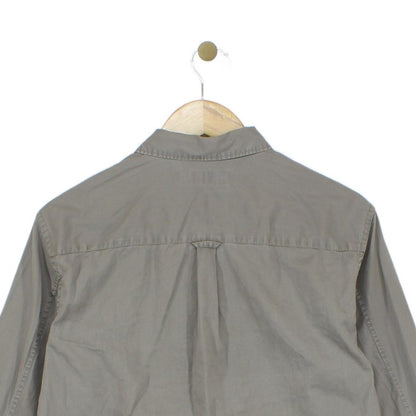Mens Shirt Button Up Long Sleeve Cotton