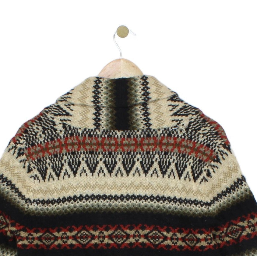 Womens Cardigan Nordic Patterned