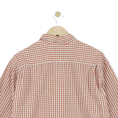 Mens Check Shirt Long Sleeve Button Up
