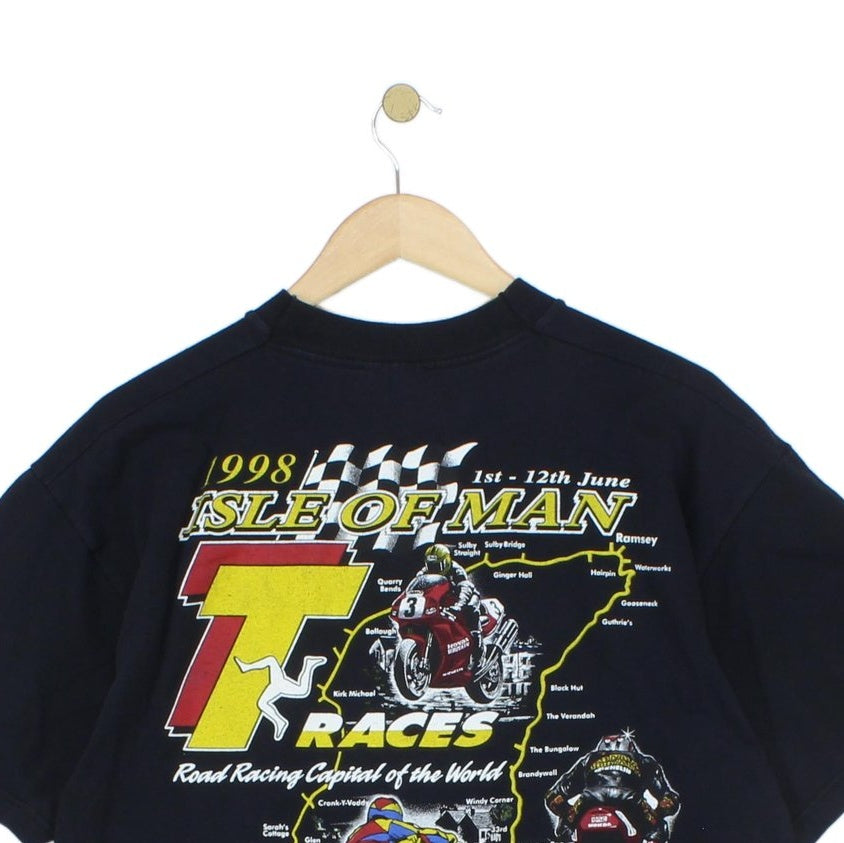 Mens Isle Of Man T-Shirt Graphic Racing