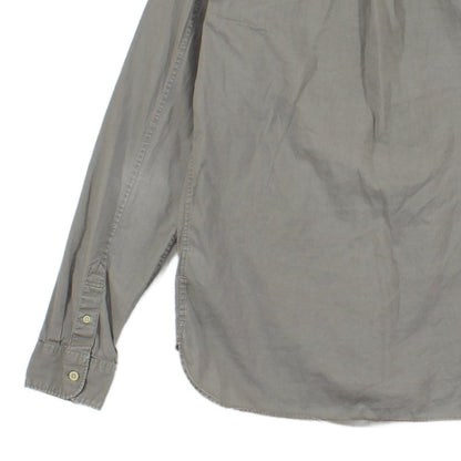 Mens Shirt Button Up Long Sleeve Cotton