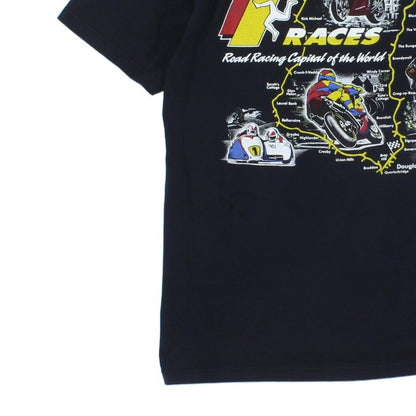 Mens Isle Of Man T-Shirt Graphic Racing