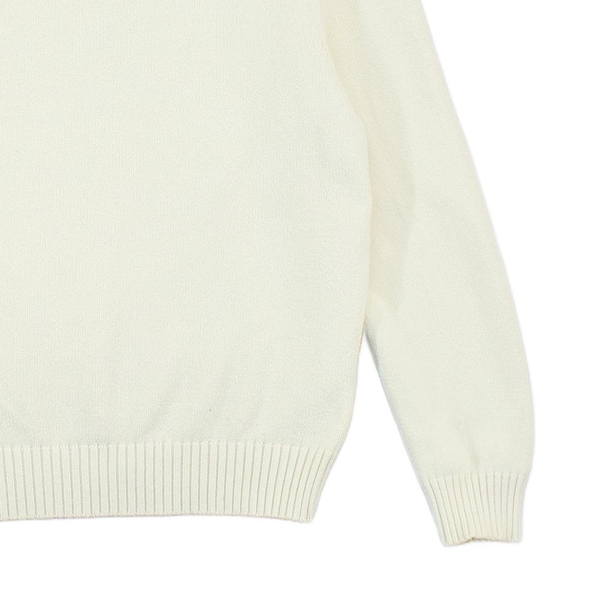Mens 1/4 Zip Jumper Knit Pullover Cotton
