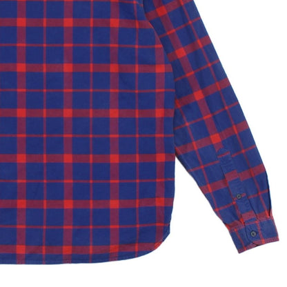 Mens Plaid Shirt Long Sleeve Button Up