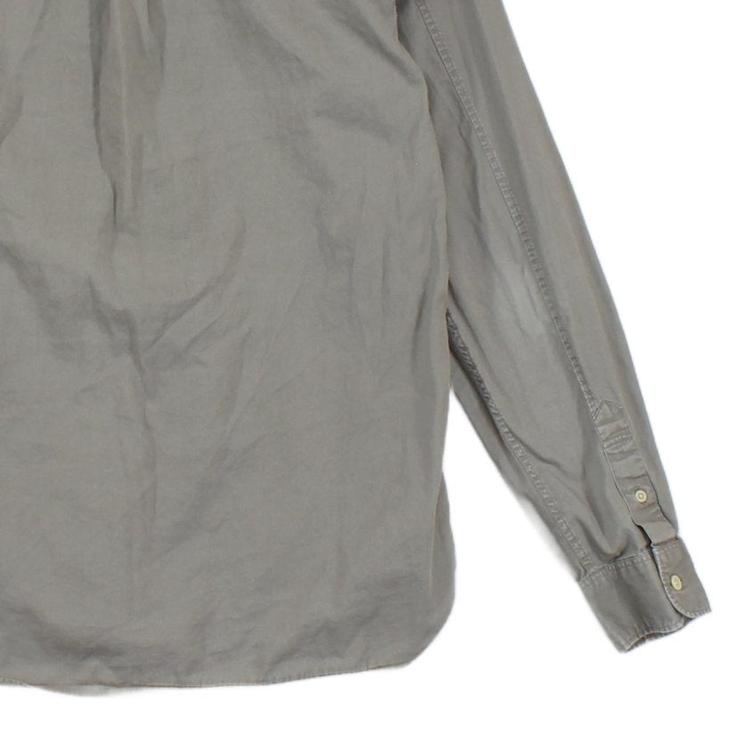 Mens Shirt Button Up Long Sleeve Cotton