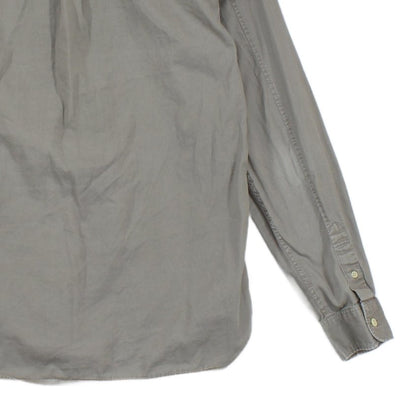 Mens Shirt Button Up Long Sleeve Cotton