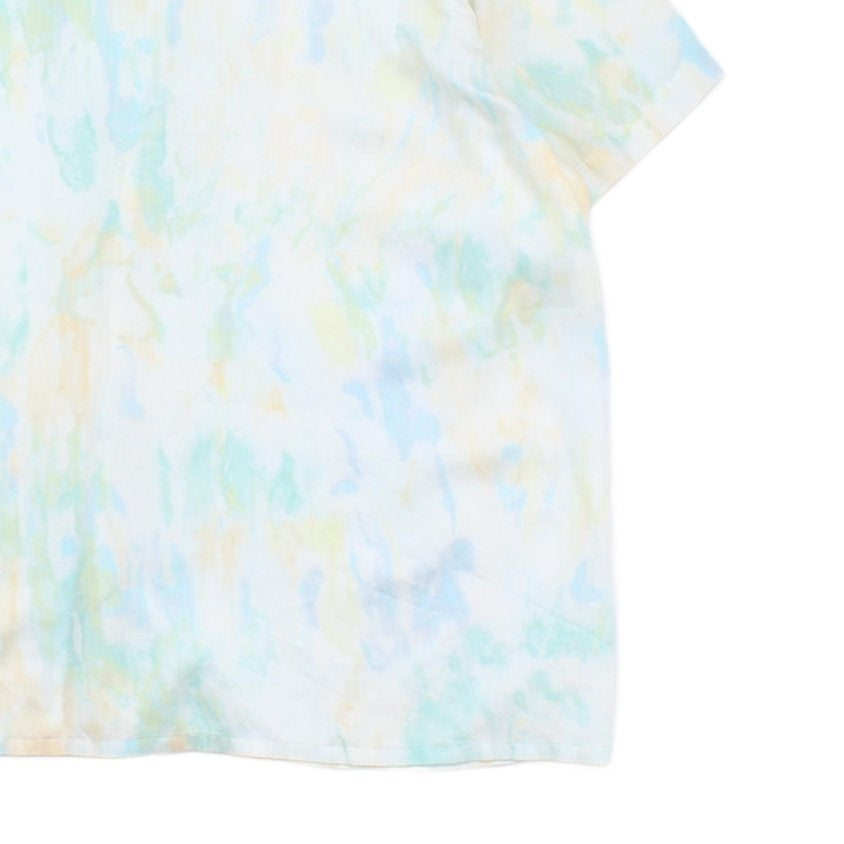 Mens Tie Dye Shirt Relaxed Short Sleeve