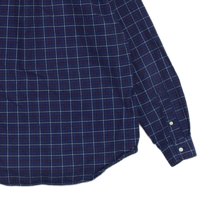 Mens Plaid Shirt Long Sleeve Button Down