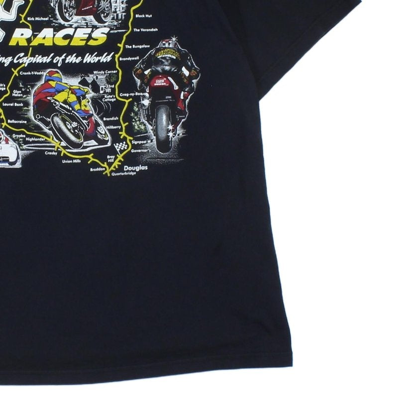 Mens Isle Of Man T-Shirt Graphic Racing
