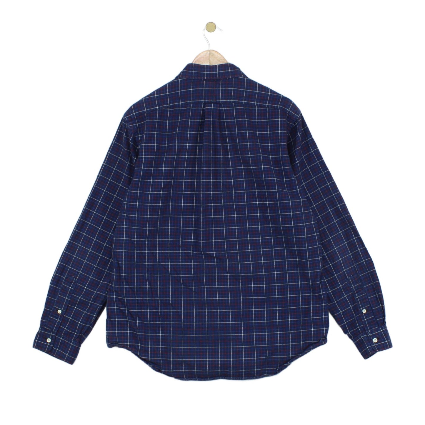 Mens Plaid Shirt Long Sleeve Button Down