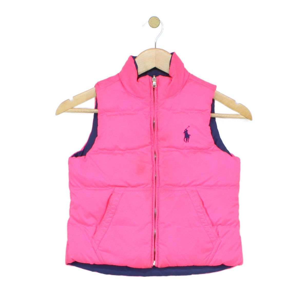 Girls Down Bodywarmer Reversible Sleeveless Outerwear