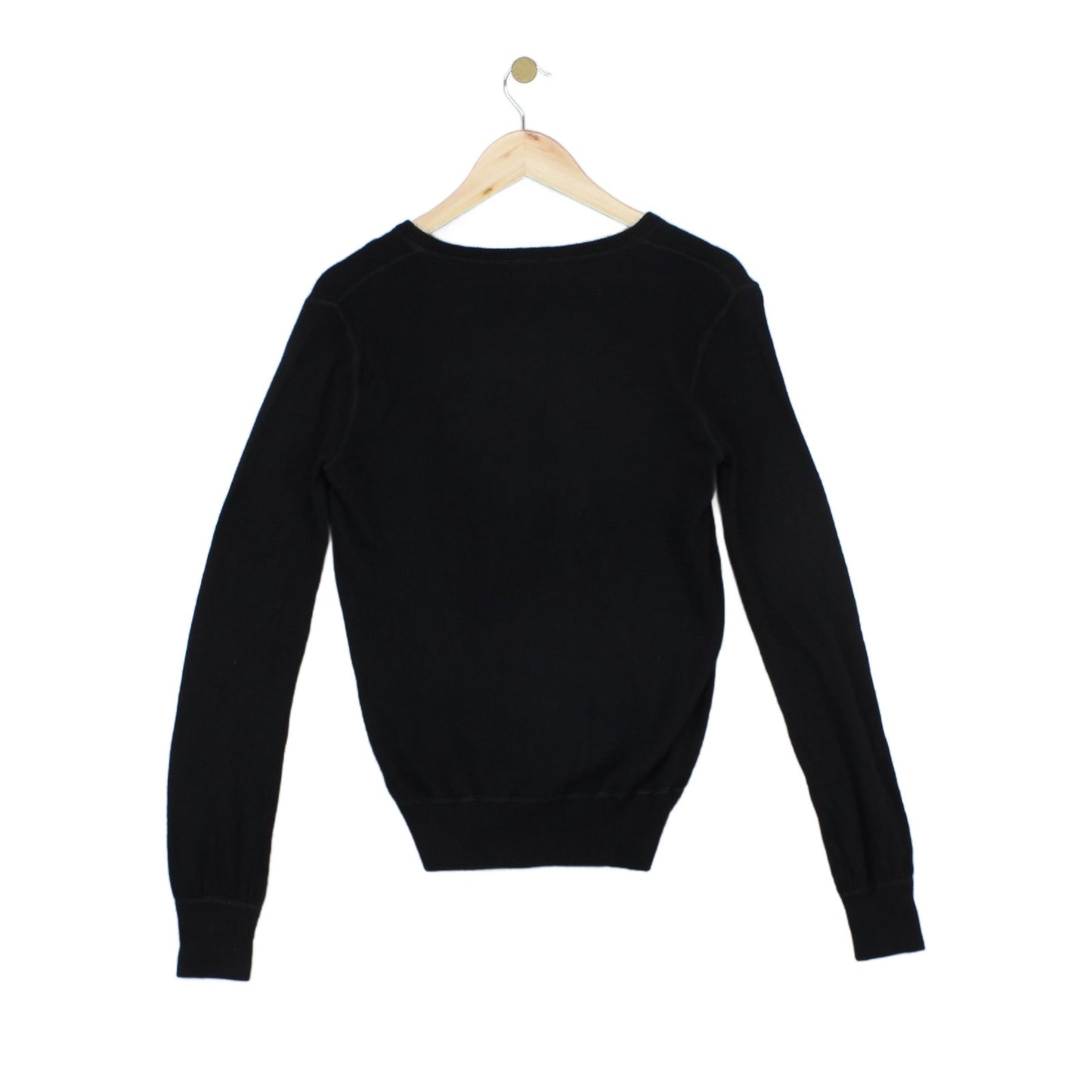 Womens V-Neck Jumper Wool Cashmere Angora