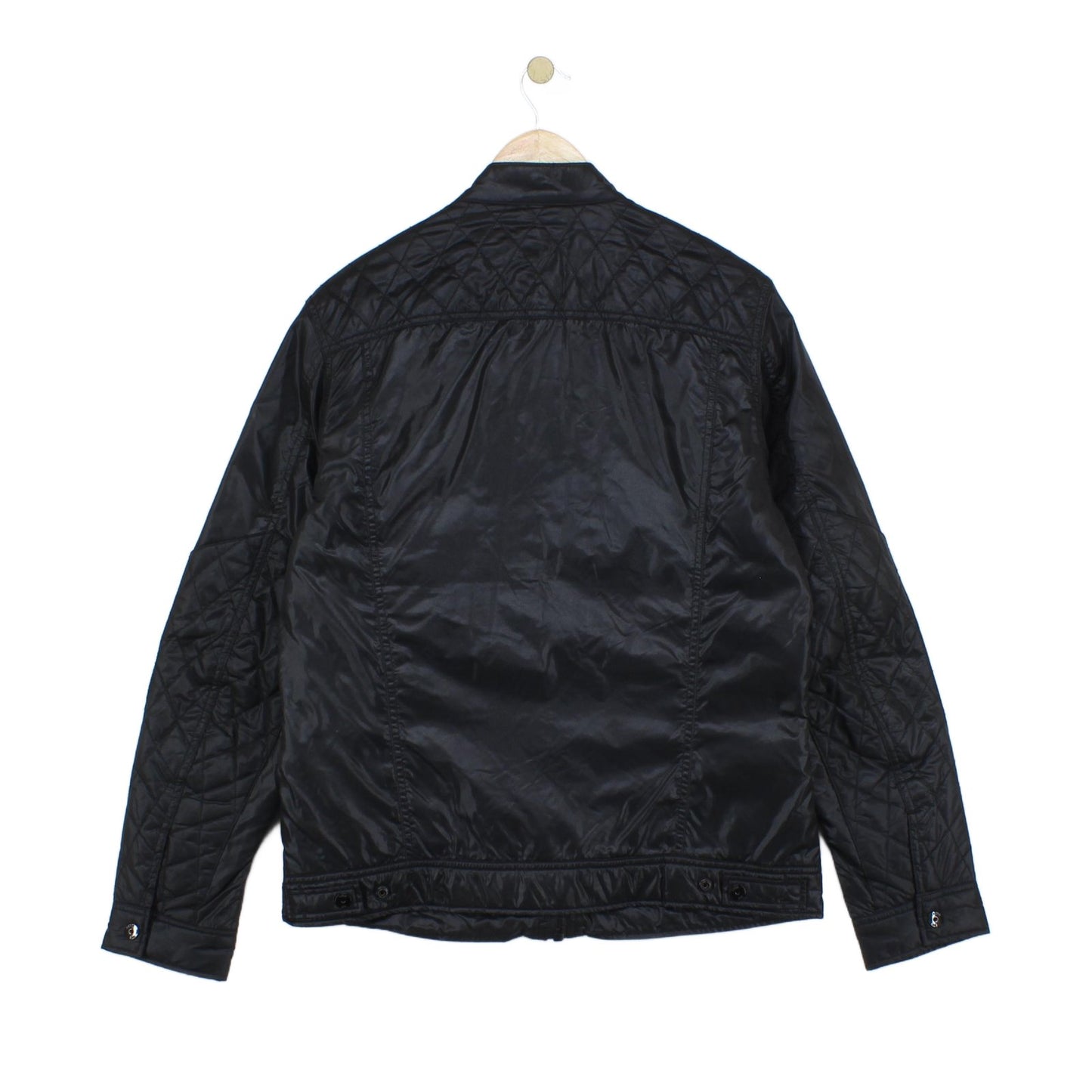 Mens Quilted Jacket Lightweight Slim Fit