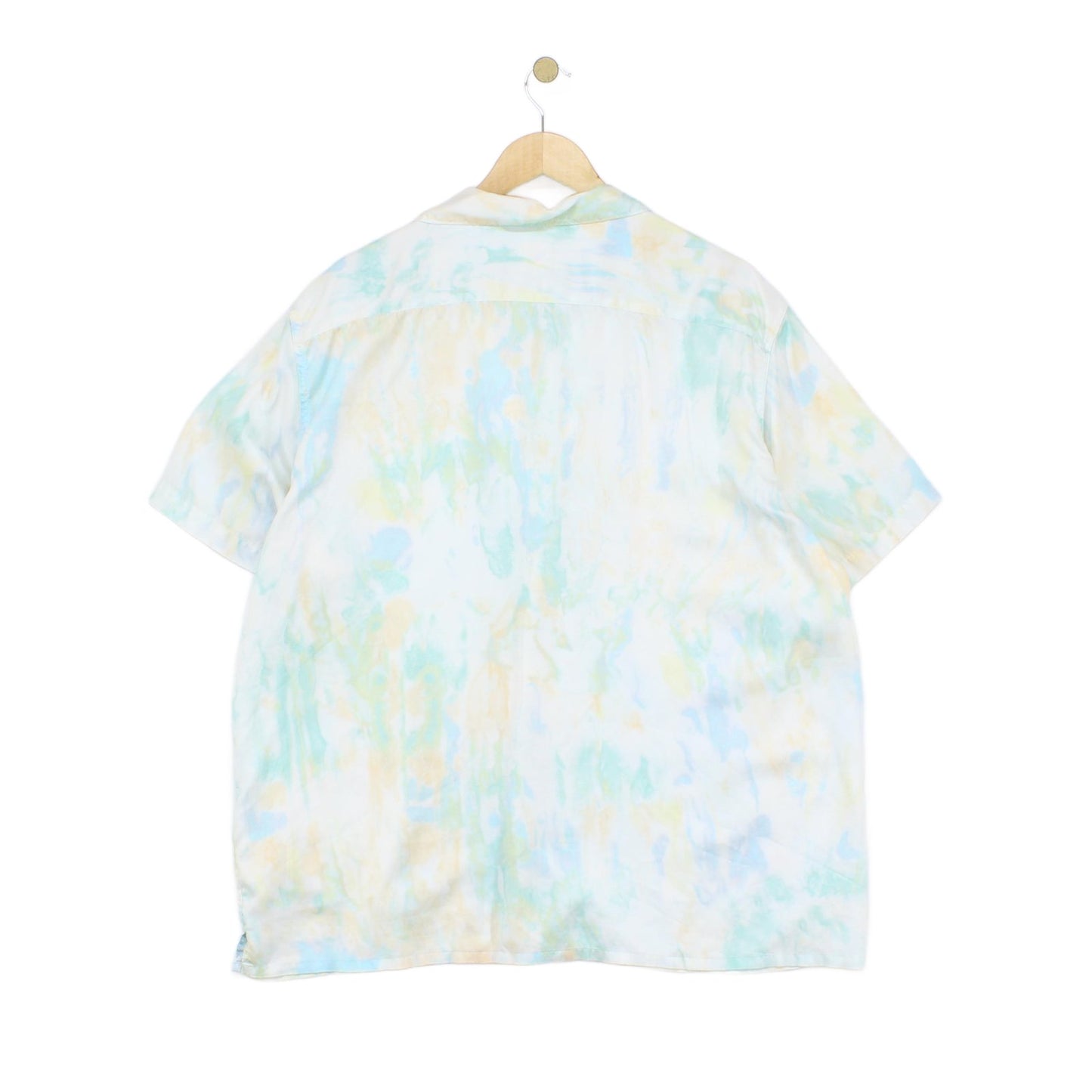 Mens Tie Dye Shirt Relaxed Short Sleeve