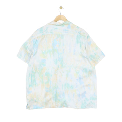 Mens Tie Dye Shirt Relaxed Short Sleeve