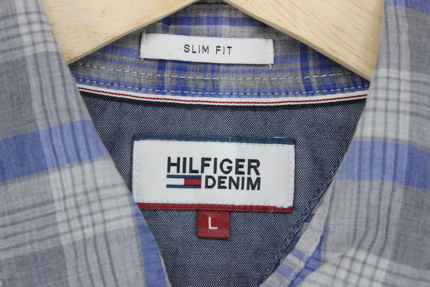 Mens Plaid Shirt Slim Fit Button Up