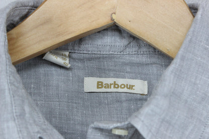 Womens Linen Shirt Casual Button Up Long Sleeve