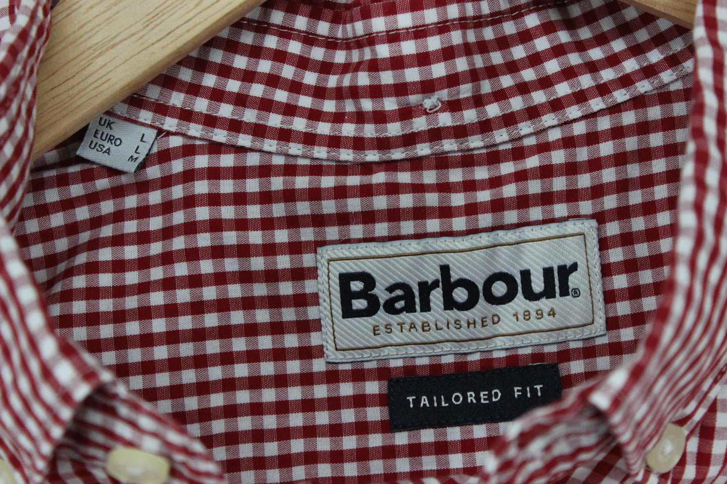 Mens Check Shirt Tailored Fit Short Sleeve Button Up