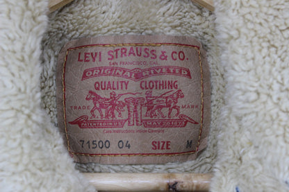 Mens Denim Jacket Sherpa Slim