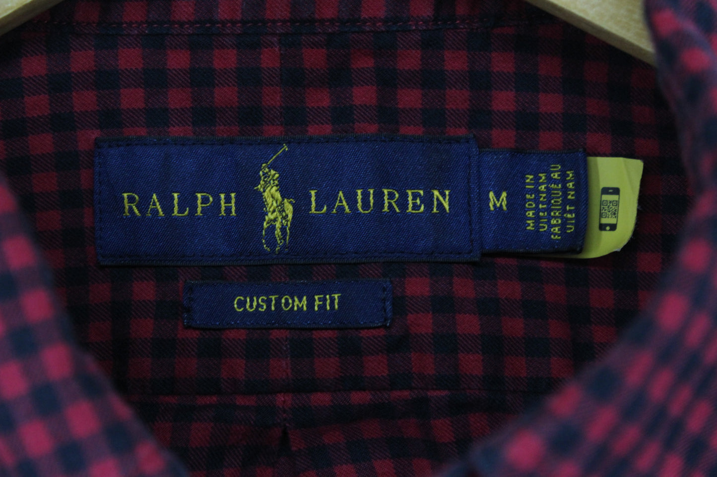 Mens Plaid Shirt Custom Fit Button Up Long Sleeve