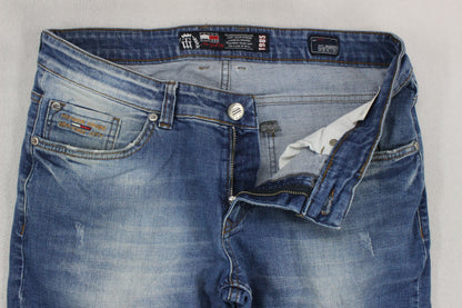 Mens Jeans Slim Fit Stretch Denim