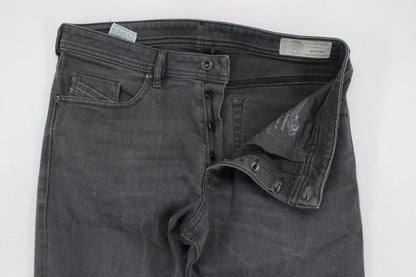 Mens Buster Jeans Regular Slim Tapered Denim