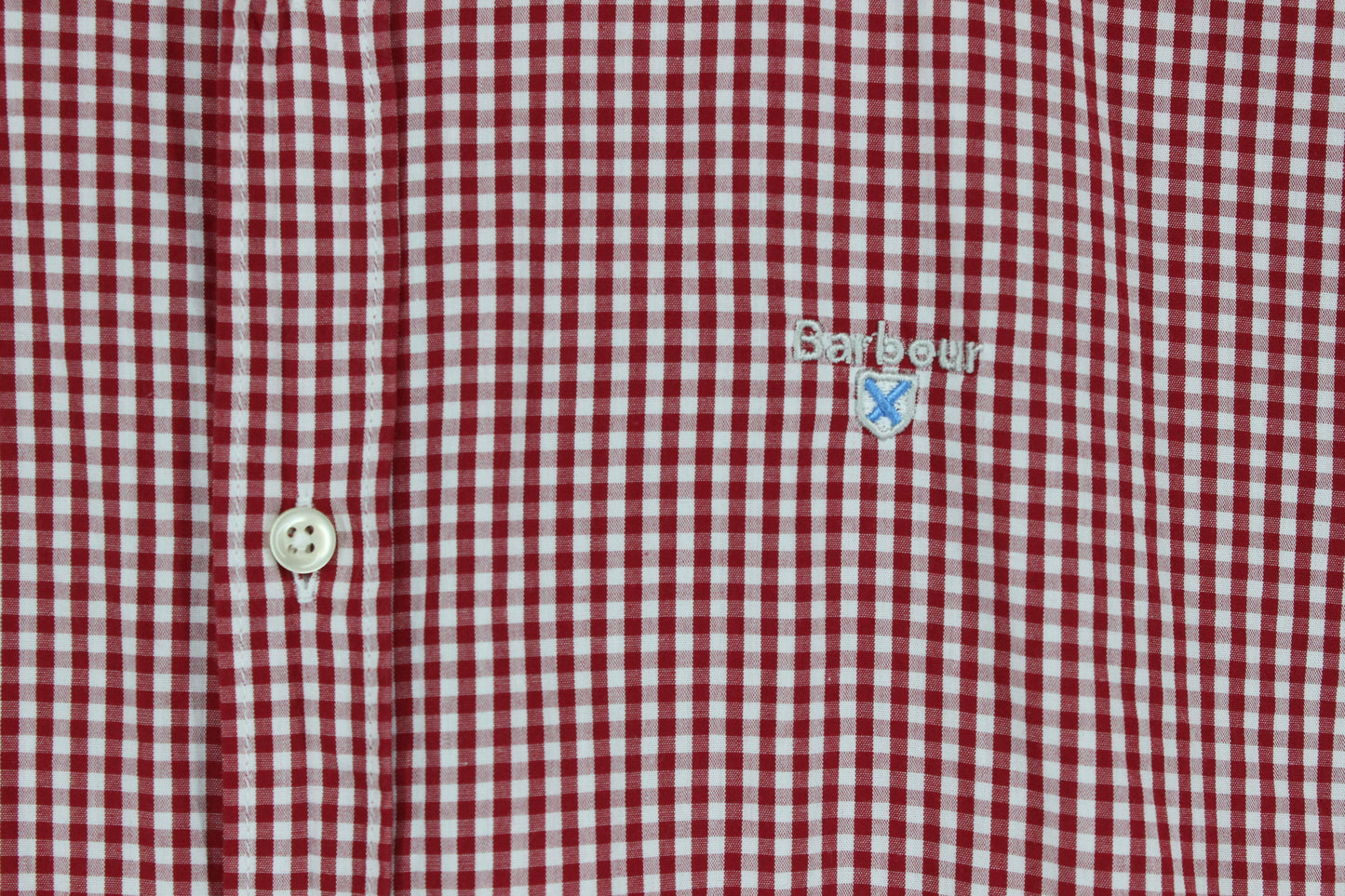Mens Check Shirt Tailored Fit Short Sleeve Button Up