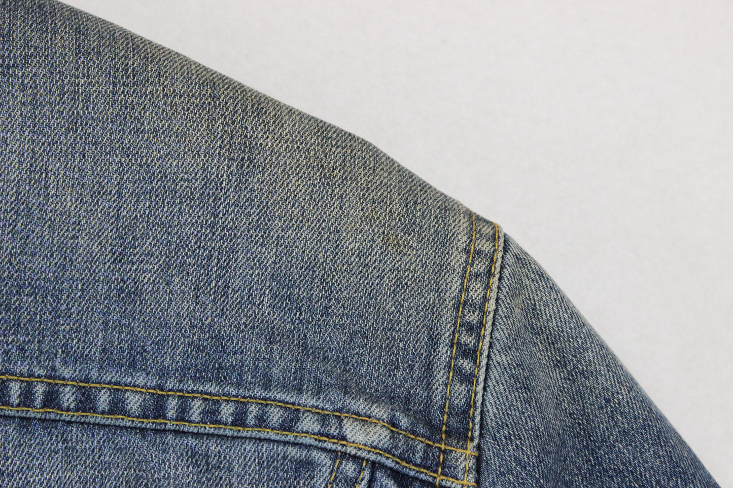 Mens Denim Jacket Sherpa Slim