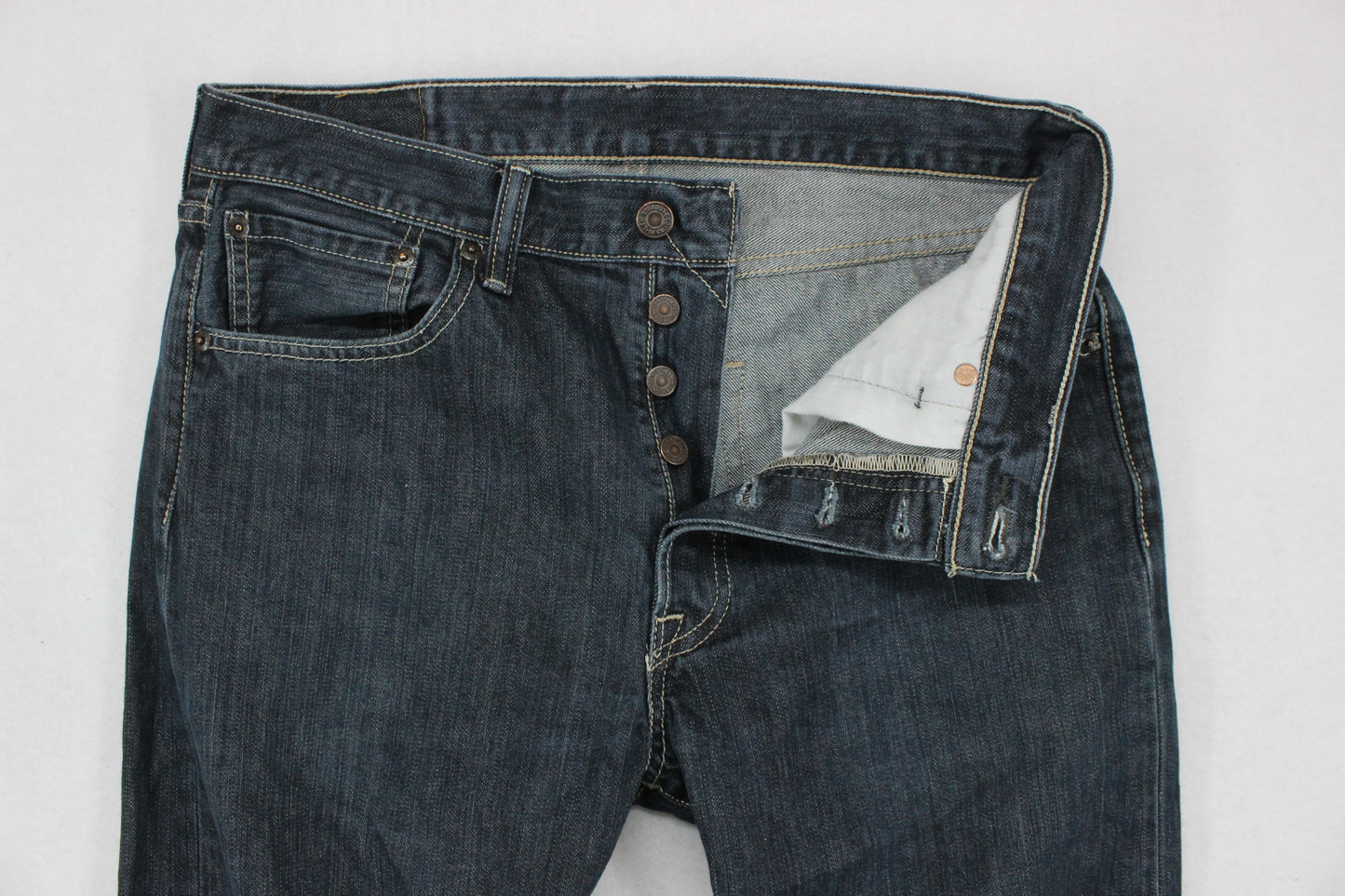 Mens 501 Jeans Classic Fit Denim