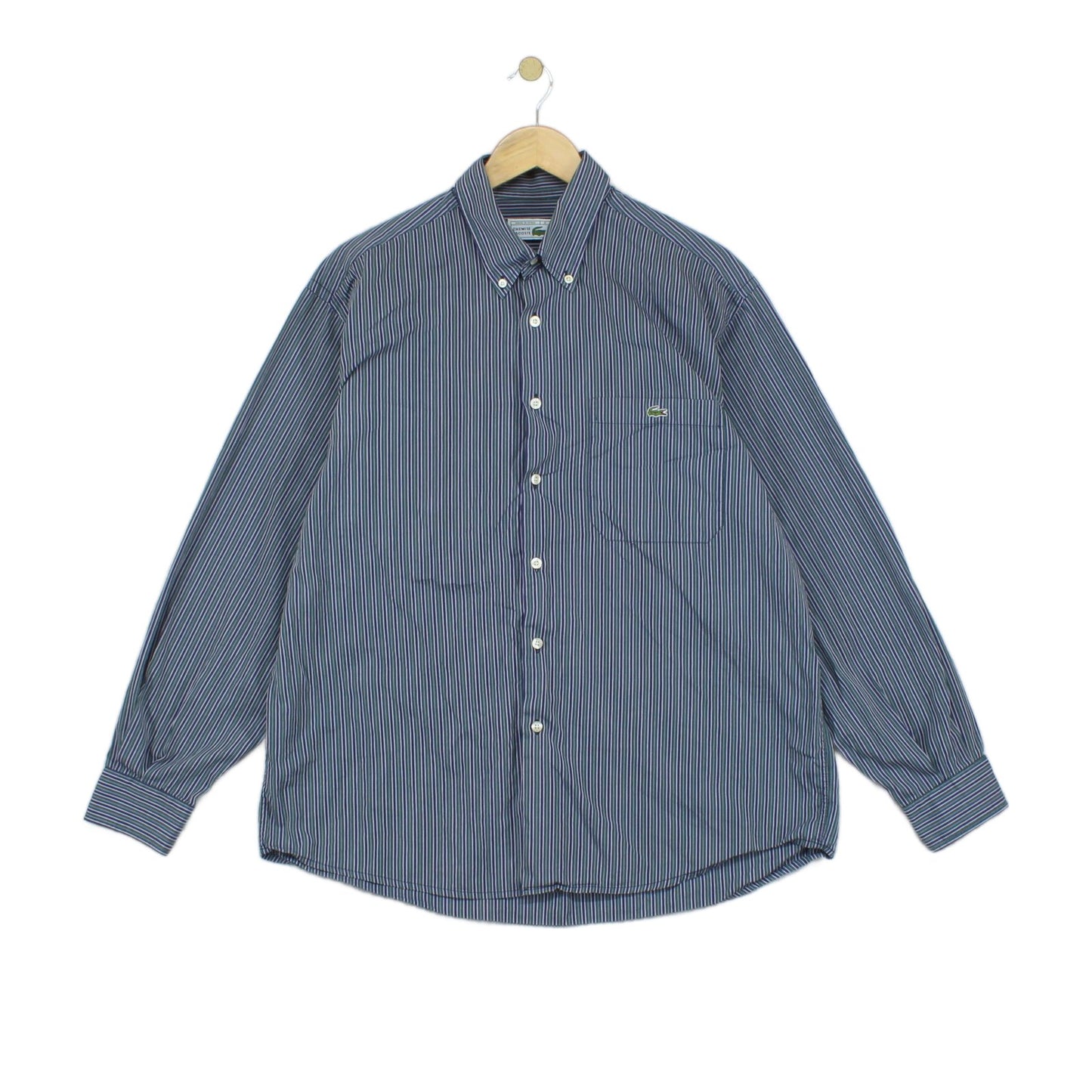 Mens Striped Shirt  Button Up Classic