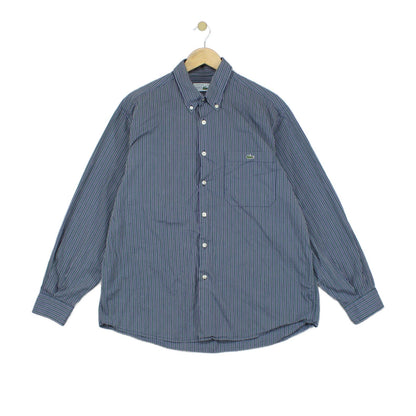 Mens Striped Shirt  Button Up Classic
