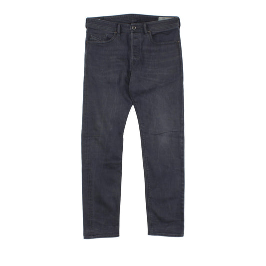Mens Buster Jeans Regular Slim Tapered Denim