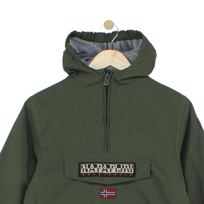 Boys Rainforest Jacket Anorak Hooded 1/4 Zip