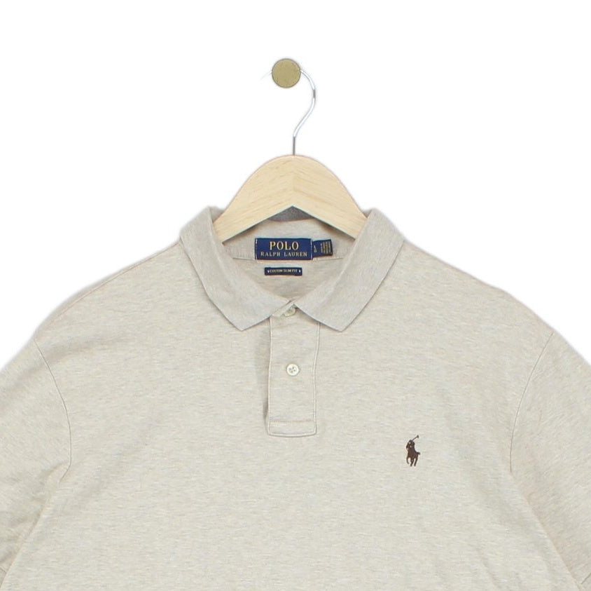 Mens Polo Shirt Short Sleeve Slim Fit